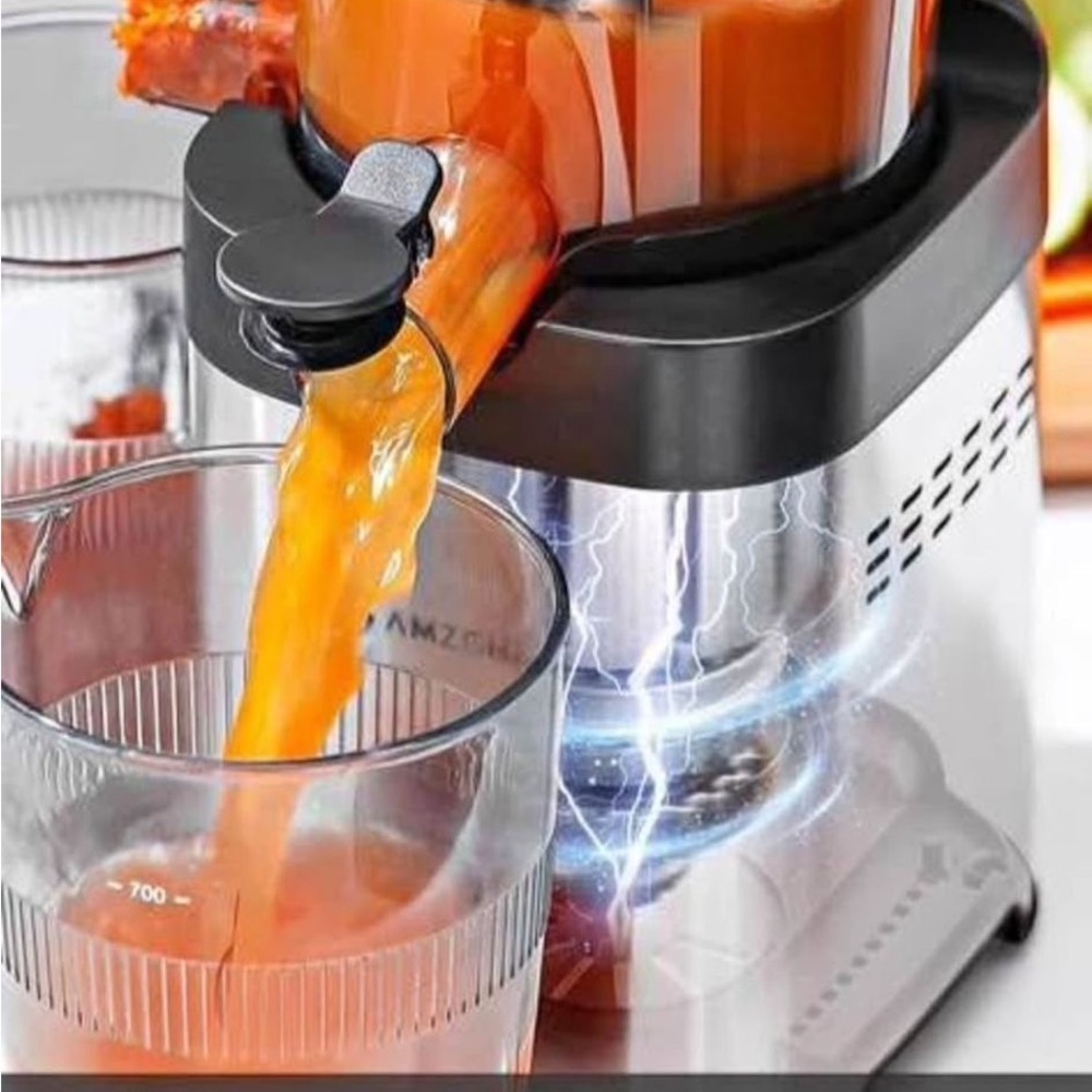 Electric Juicer with Silver and Black Finish brand new